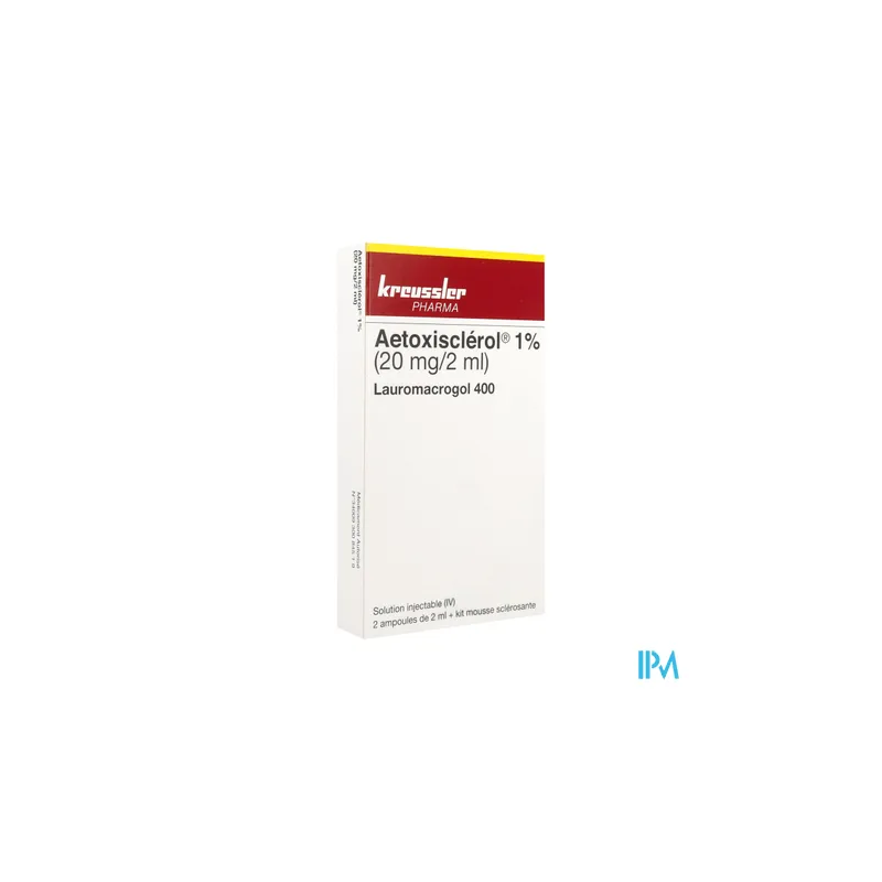 AETOXISCLEROL 1% SOL INJ+KIT AMP 2