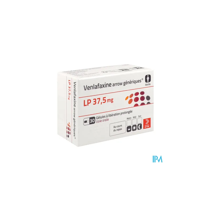 VENLAFAXINE LP 37,5MG ARW GELULE30