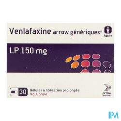 VENLAFAXINE LP 150MG ARROW GEL 30