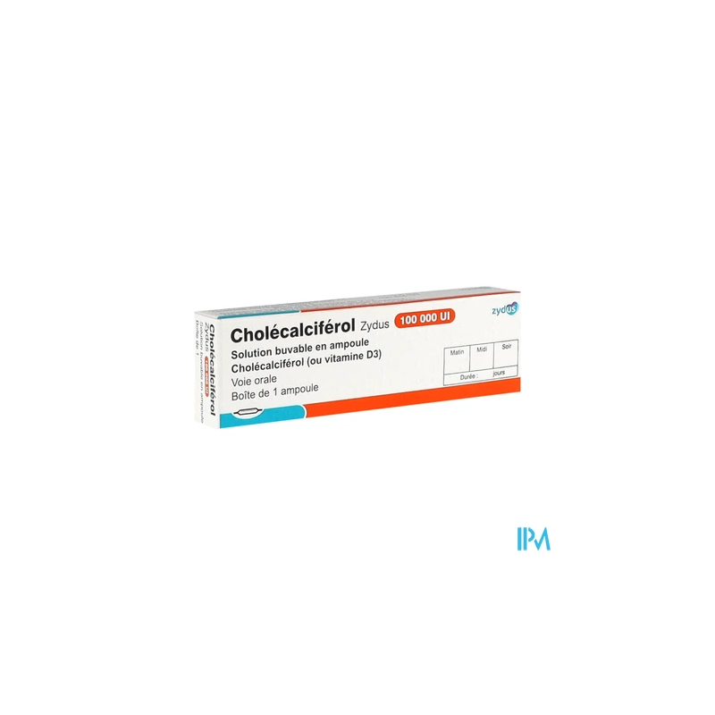 CHOLECALCIFEROL 100 000UI ZYD AMP1