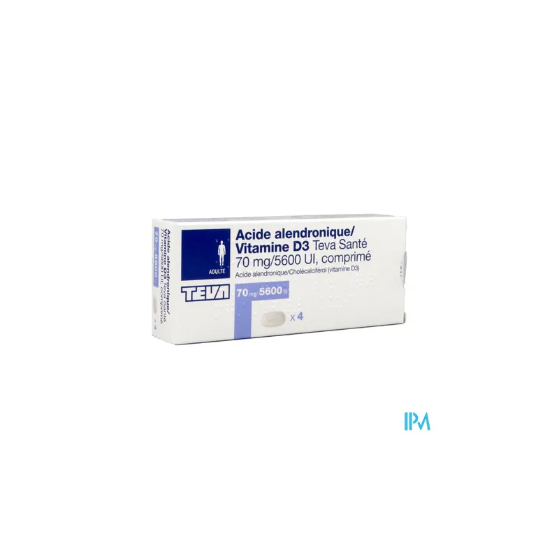 ALENDRON/VIT D3 70MG/5 600UI TEV 4