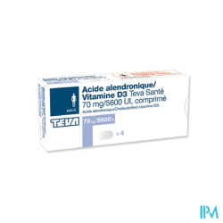 ALENDRON/VIT D3 70MG/5 600UI TEV 4