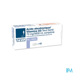 ALENDRON/VIT D3 70MG/5 600UI TEV12