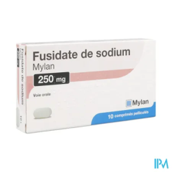 FUSIDATE SODIUM 250MG VTS CPR 10