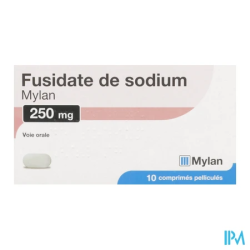 FUSIDATE SODIUM 250MG VTS CPR 10