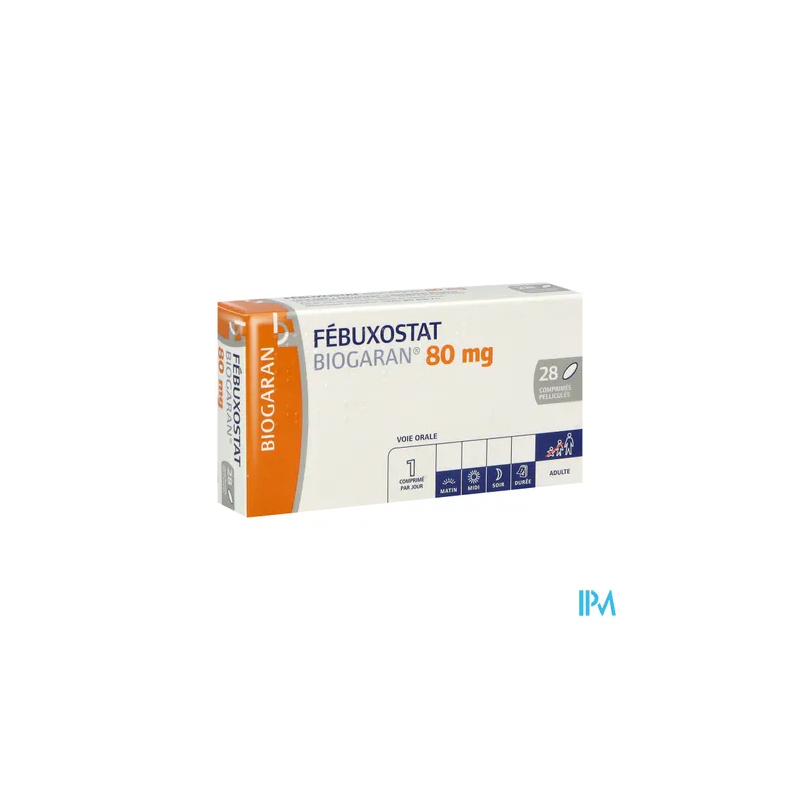 FEBUXOSTAT 80MG BIOGARAN CPR 28