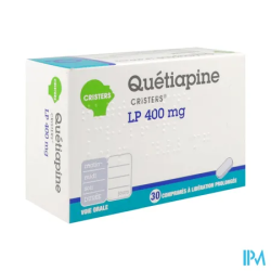 QUETIAPINE LP 400MG CRISTERS CPR30