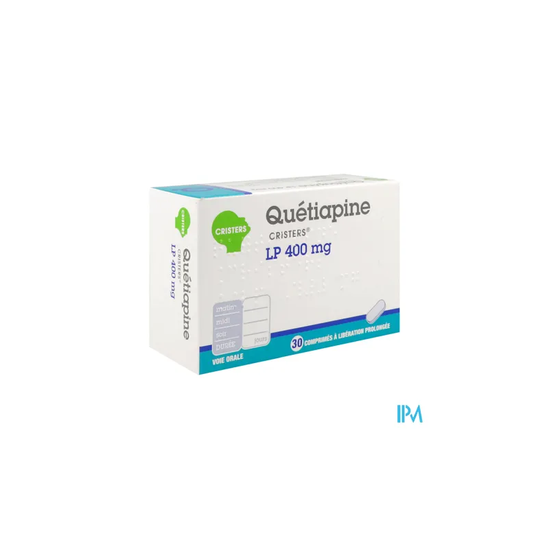 QUETIAPINE LP 400MG CRISTERS CPR30