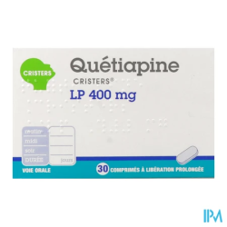 QUETIAPINE LP 400MG CRISTERS CPR30