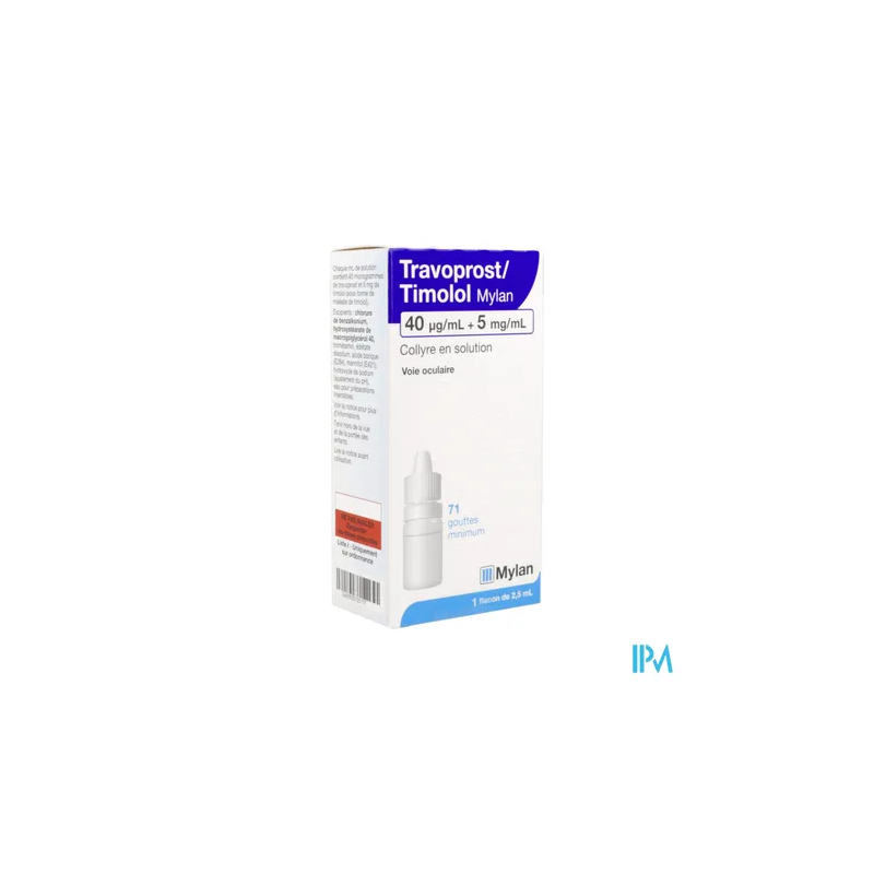 TRAVOP/TIMO 40MCG/5MG VTS COL2,5ML
