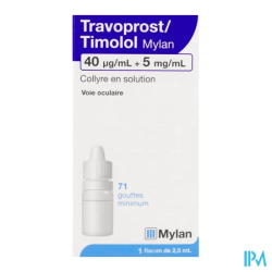 TRAVOP/TIMO 40MCG/5MG VTS COL2,5ML