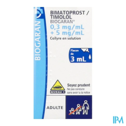 BIMAT/TIMO 0,3MG+5MG/ML BGR COL3ML