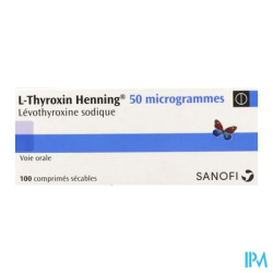 L-THYROXIN 50MCG HENN CPR SEC 100