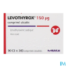 LEVOTHYROX 150MCG CPR SECABLE 90