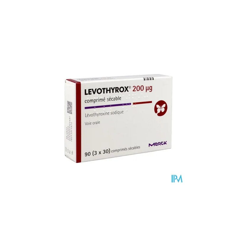 LEVOTHYROX 200MCG CPR SECABLE 90