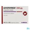 LEVOTHYROX 200MCG CPR SECABLE 90