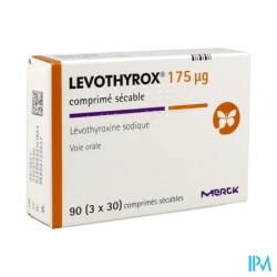 LEVOTHYROX 175MCG CPR SECABLE 90