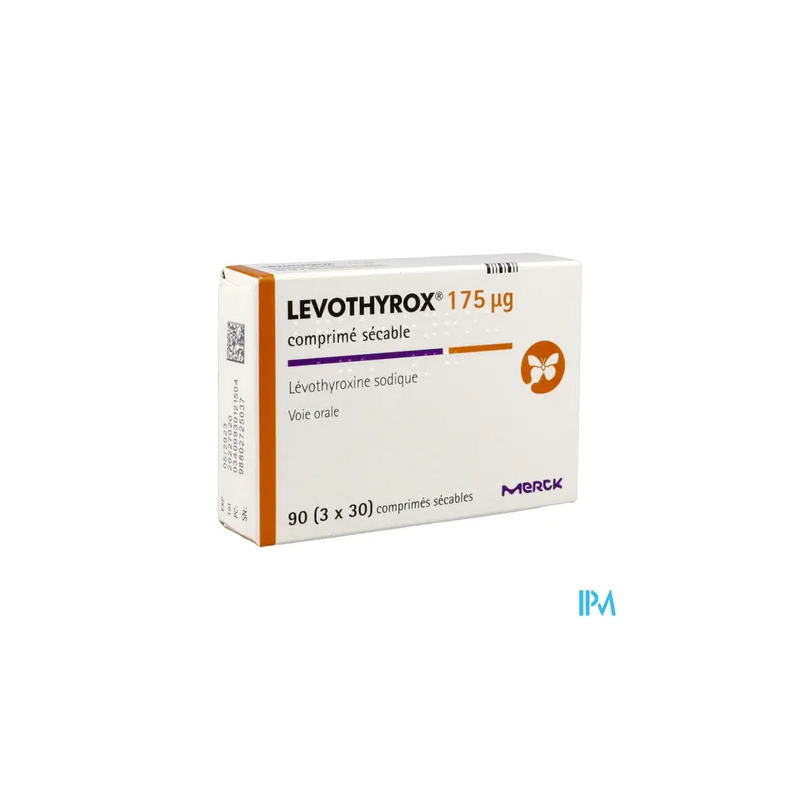 LEVOTHYROX 175MCG CPR SECABLE 90