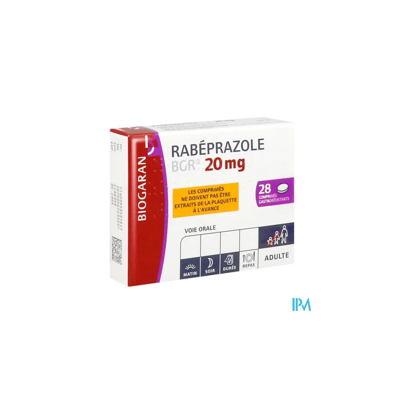 RABEPRAZOLE 20MG BGR CPR 28