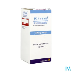 BRICANYL 500MCG/DOSE TURBUHALER120