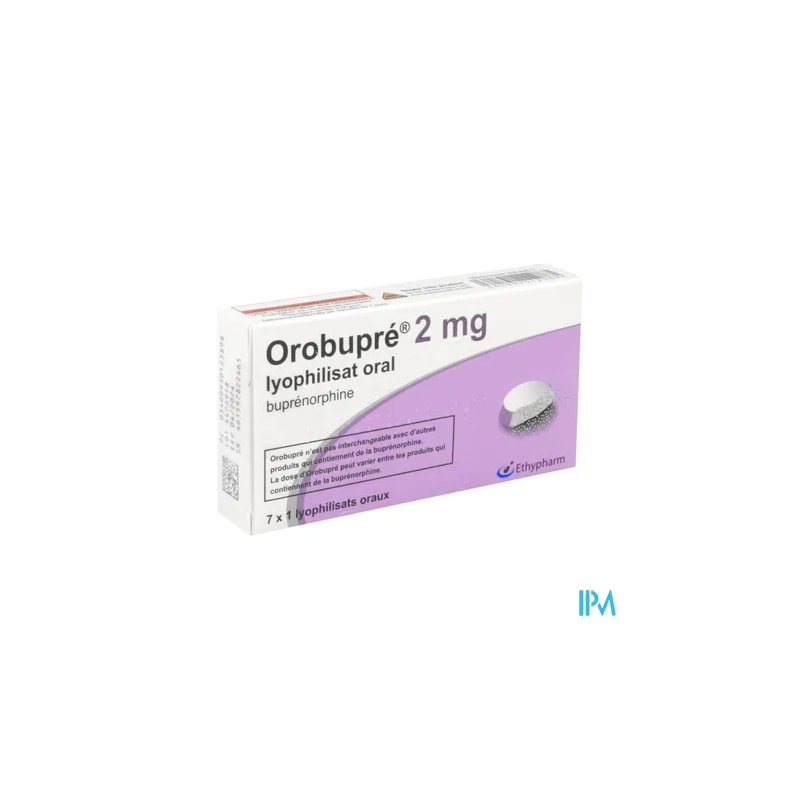 OROBUPRE 2MG LYOPHILISAT 7