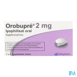 OROBUPRE 2MG LYOPHILISAT 7