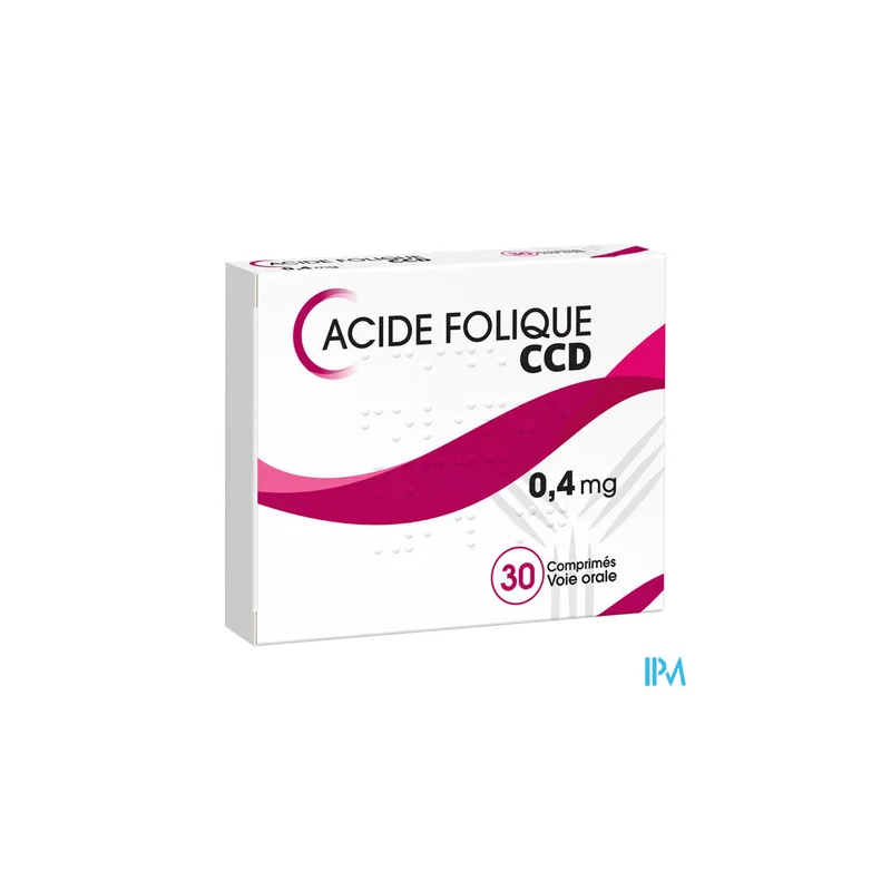 ACIDE FOLIQUE 0,4MG CCD CPR 90