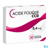 ACIDE FOLIQUE 0,4MG CCD CPR 90