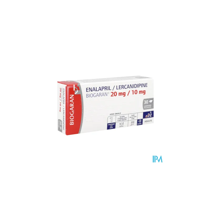 ENALAPRIL/LERCA 20/10MG BIOG CP30