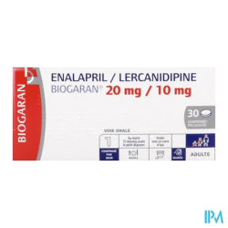 ENALAPRIL/LERCA 20/10MG BIOG CP30