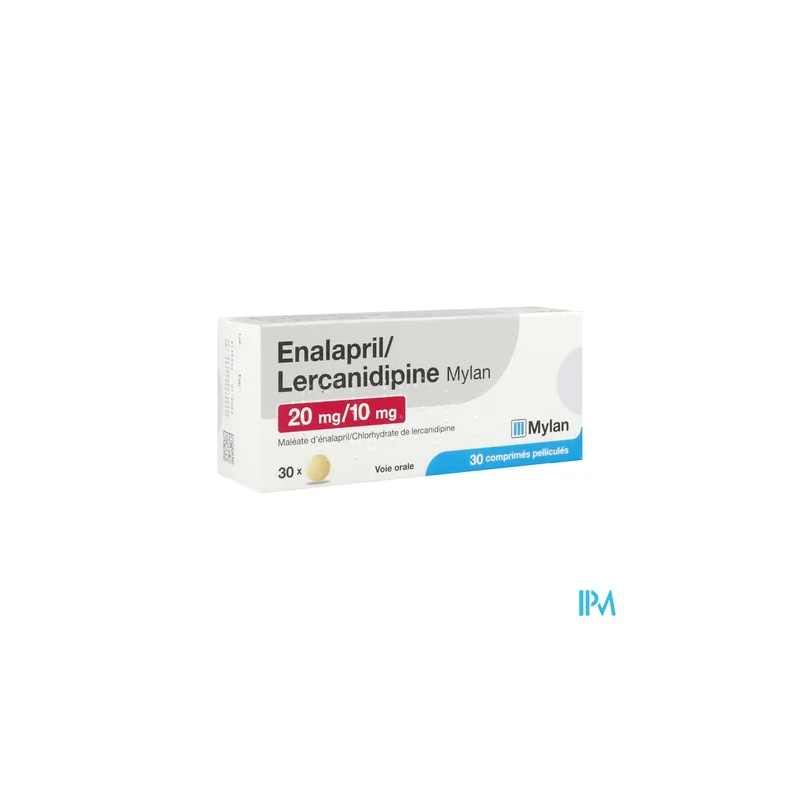 ENALAPRIL/LERCA 20/10MG VTS CP30