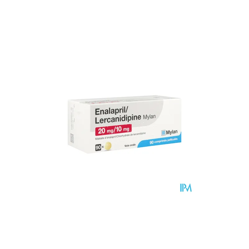 ENALAPRIL/LERCA 20/10MG VTS CP90