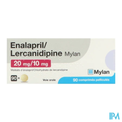 ENALAPRIL/LERCA 20/10MG VTS CP90