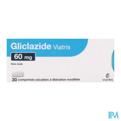 GLICLAZIDE 60MG VTS CPR SEC LM 30
