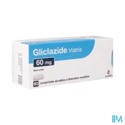 GLICLAZIDE 60MG VTS CPR SEC LM 90