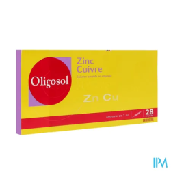 OLIGOSOL ZN-CU AMP 2ML 28