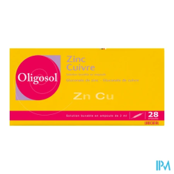 OLIGOSOL ZN-CU AMP 2ML 28