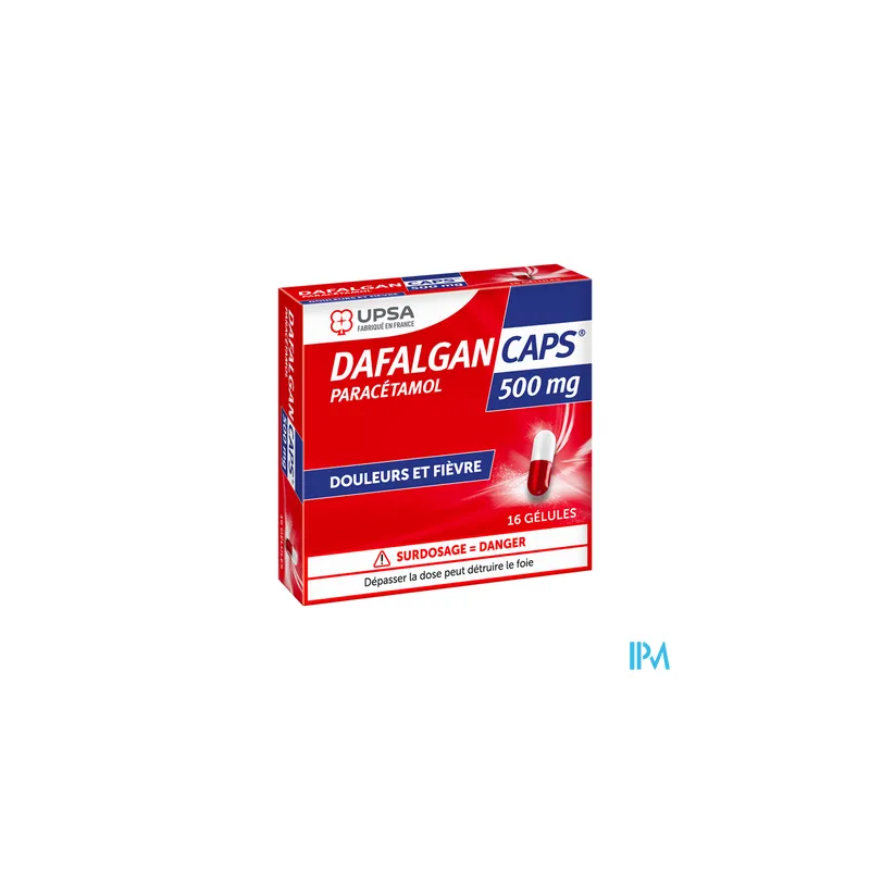 DAFALGANCAPS 500MG GELULE 16