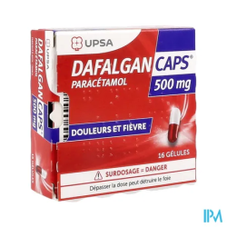 DAFALGANCAPS 500MG GELULE 16
