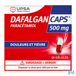 DAFALGANCAPS 500MG GELULE 16