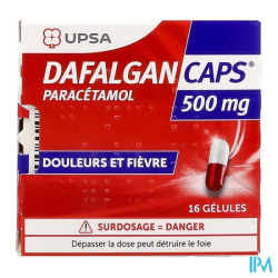 DAFALGANCAPS 500MG GELULE 16