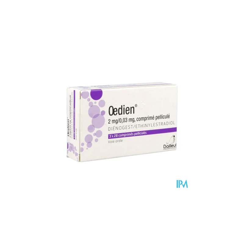 OEDIEN 2MG/0,03MG CPR 3 X 28