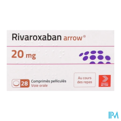 RIVAROXABAN 20MG ARROW CPR 28