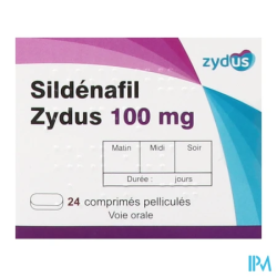 SILDENAFIL 100MG ZYDUS CPR 24