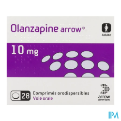 OLANZAPINE 10MG ARROW CPR OROD 28
