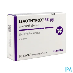 LEVOTHYROX 88MCG CPR SEC 90
