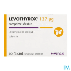 LEVOTHYROX 137MCG CPR SEC 90