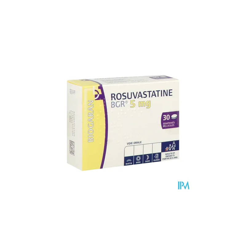 ROSUVASTATINE 5MG BGR CPR 30