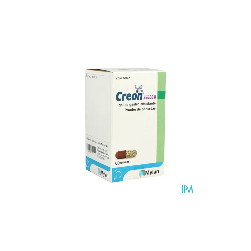 CREON 35 000U GELULE FL 60