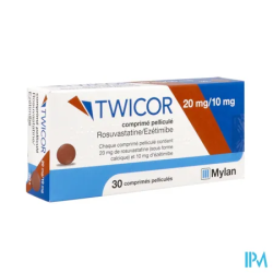 TWICOR 20MG/10MG COMPRIME 30